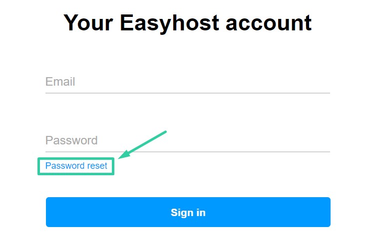 How to log in to your myEasyhost account – Easyhost Documentation